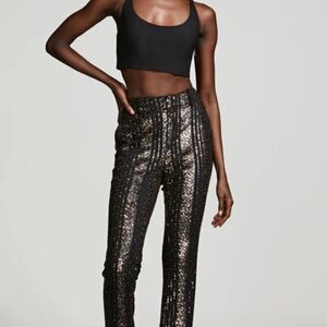 Sequin Black Pants